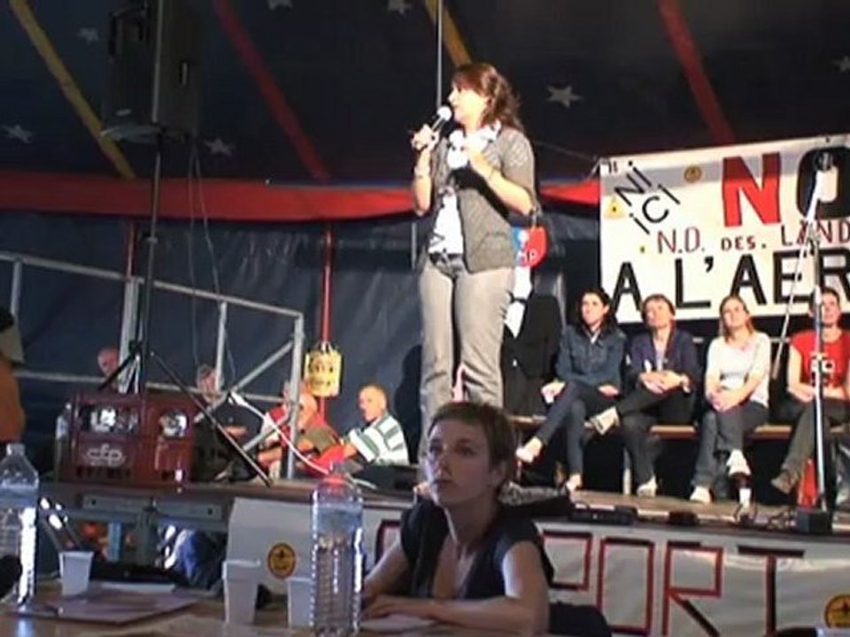 Discours Cécile DUFLOT - Notre Dame des Landes - 9 Juillet 2011