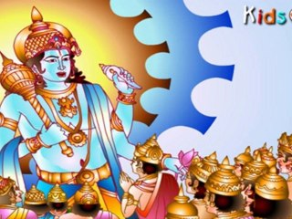 Dashavatara In Hindi - Narasimhavatar - Half-Man/Half-Lion - with Animation