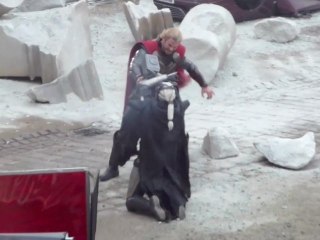 Thor 2 Shoot Tears Up London