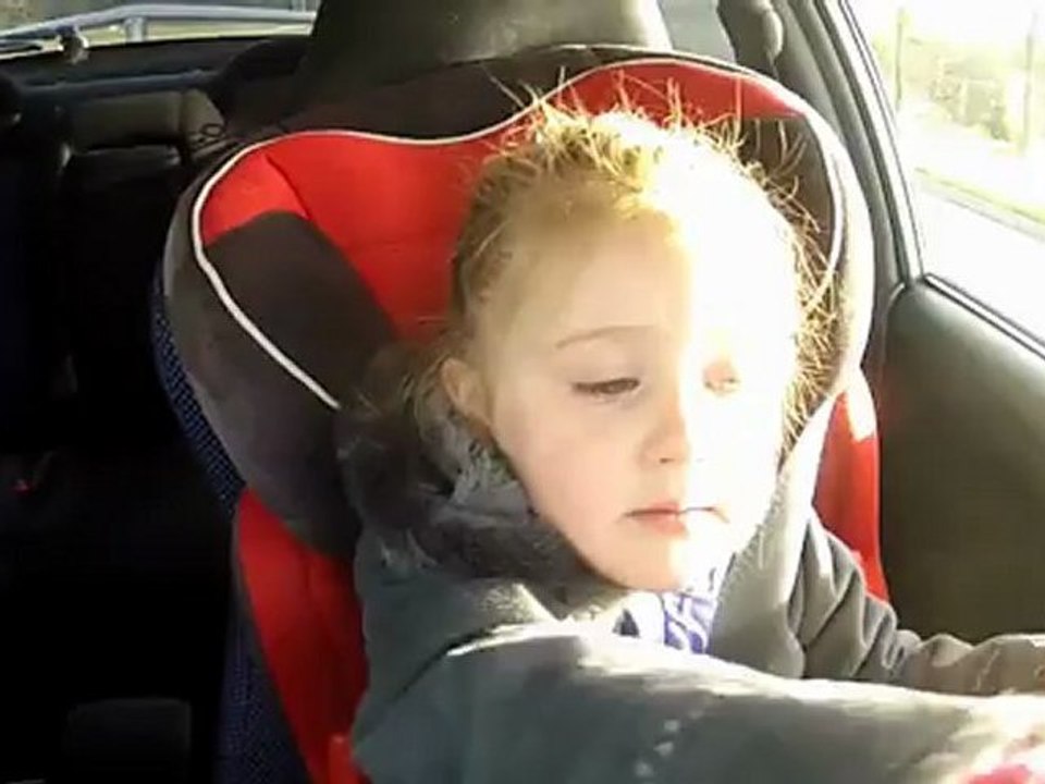 3 year old driving a Mitsubishi Lancer Evo 6 with 320hp