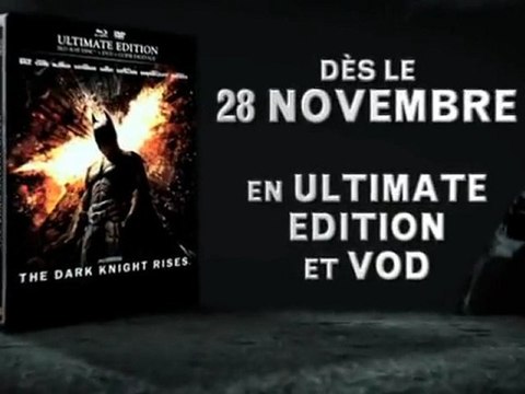 THE DARK KNIGHT RISES - Sortie Blu-Ray / DVD BONUS
