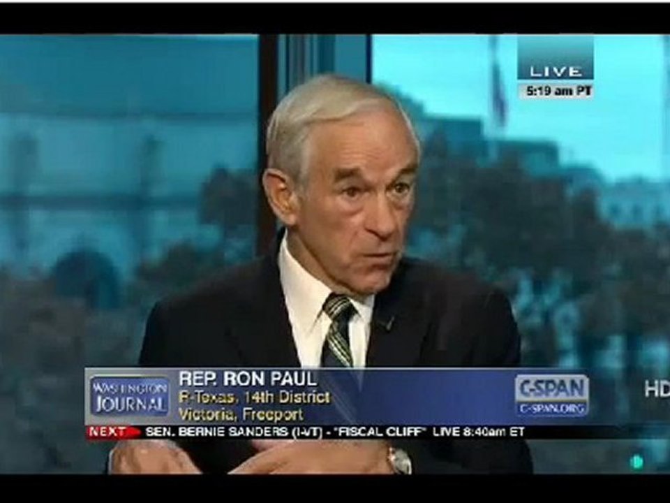 Ron Paul The Real Solutions Aren't Even Discussed