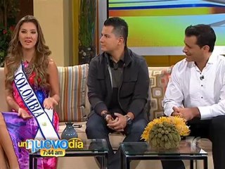 Daniela Alvarez Miss Colombia 2012 en Un Nuevo Dia (1)