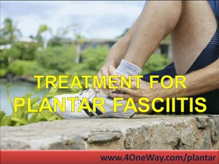 Treatment For Plantar Fasciitis