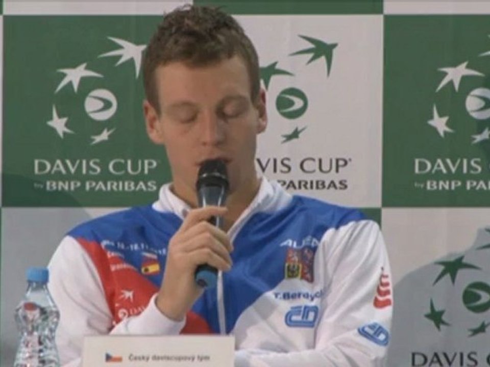 Davis Cup: Berdych: 'Zuschauer sind unser 5. Mann'