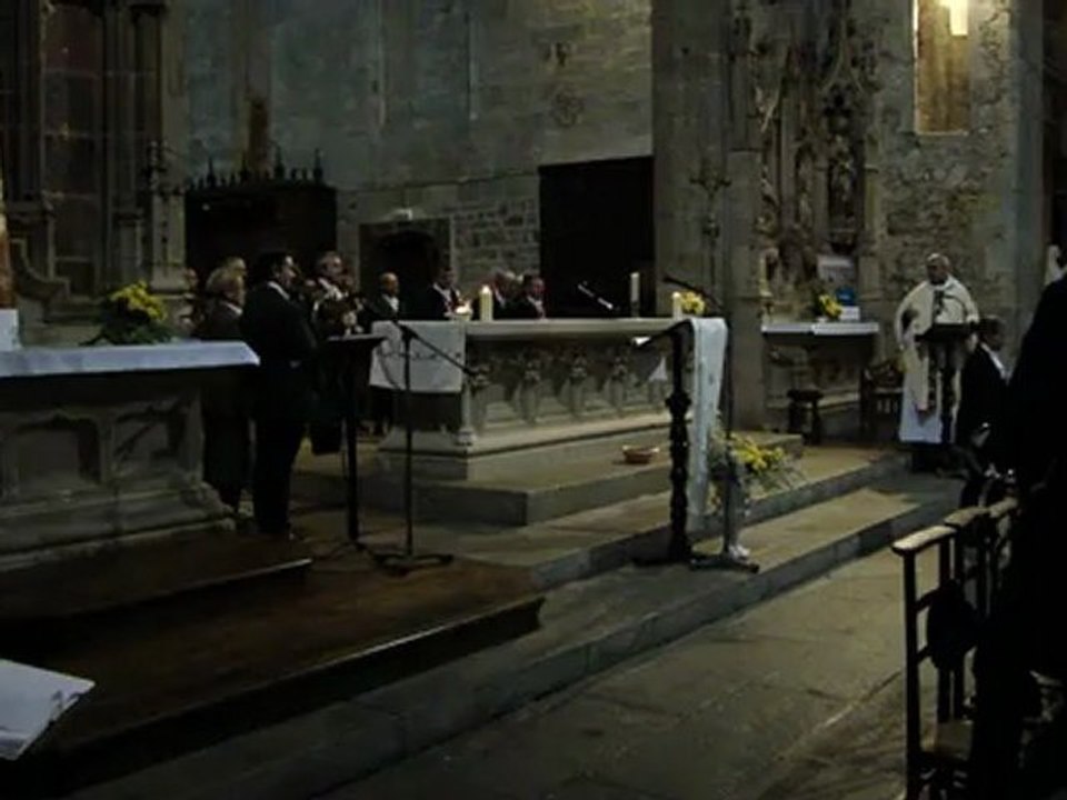 Saint Hubert du Vautrait Piqu' Avant Bretagne en la basilique Notre-Dame de La Guerche de Bretagne 10-11-2012