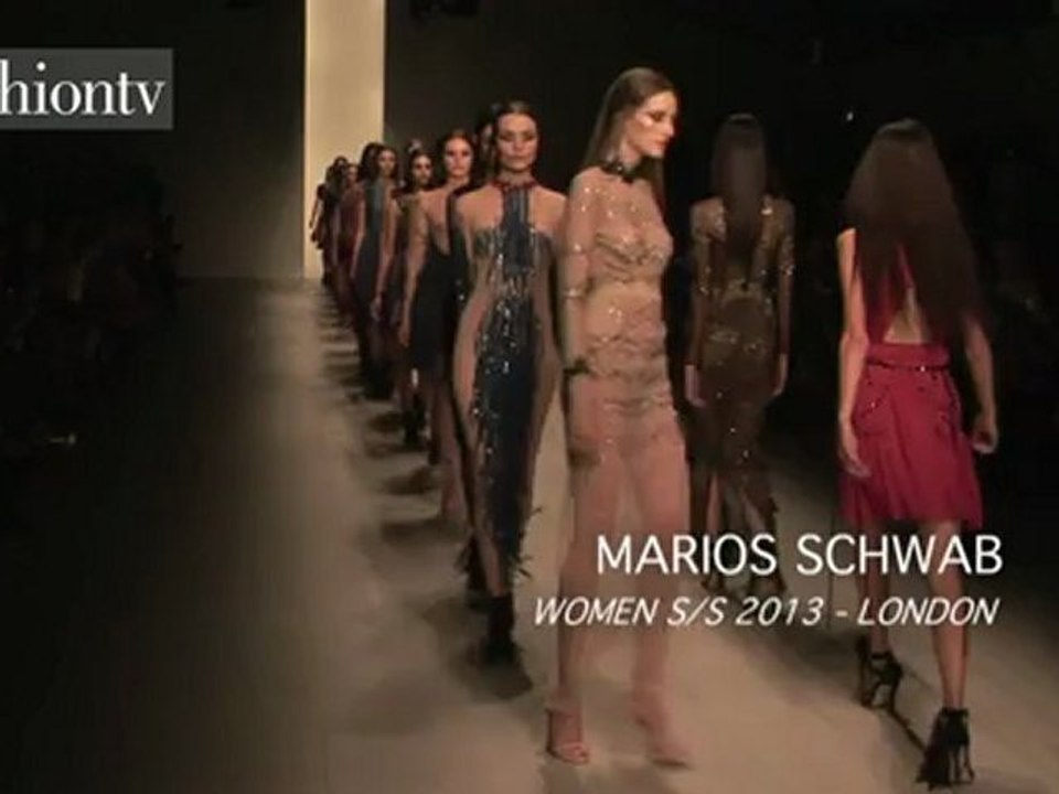 Marios Schwab Spring 2013 Show - London FW | FashionTV