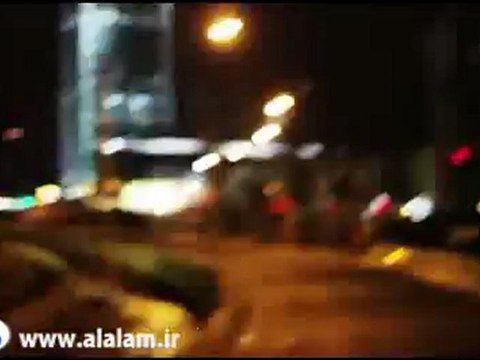 لحظة سقوط صاروخ فجر 5 على برج في تل أبيب