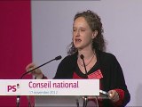 Discours de Colombe Brossel au conseil national du 17 novembre