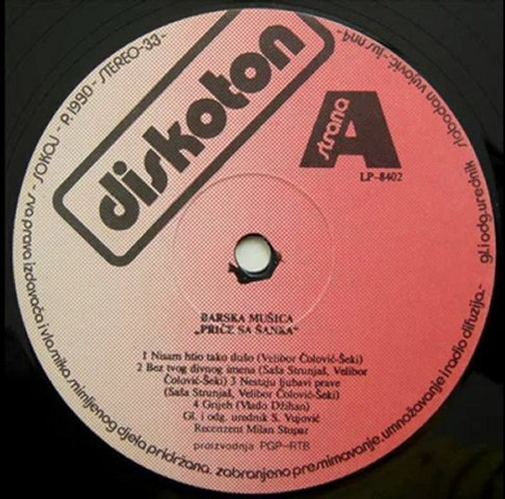 NE MOGU BEZ TEBE - BARSKA MUŠICA (1990)