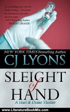 Literature Book Review: Sleight of Hand: Hart and Drake, Book #2 (A Romantic Medical Suspense) by CJ Lyons