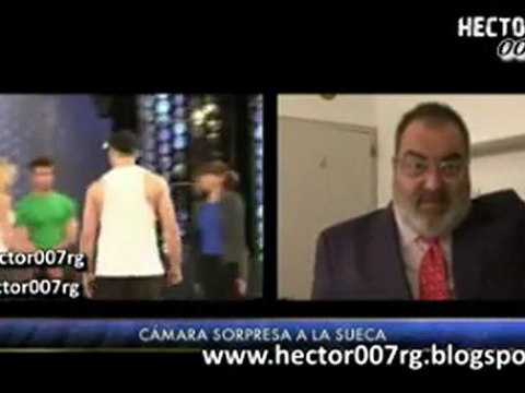 Camara Sorpresa de Jorge Lanata a Alexandra La Sueca Larsson en Showmatch