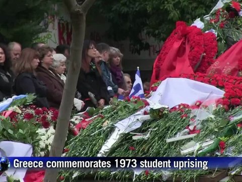 Greece commemorates 1973 student uprising