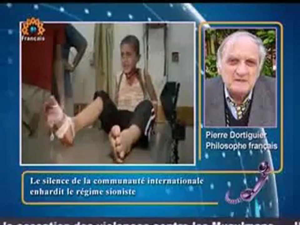 Pierre Dortiguier - Le silence de la communauté internationale enhardit le régime sioniste