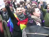 «Manif pour tous» et contre-manif' à Paris: la vidéo