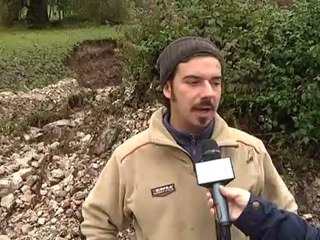 alluvione viabilita in ginocchio