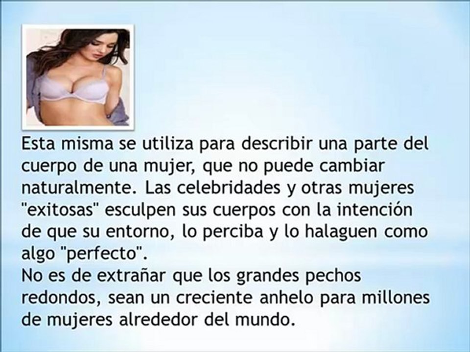 Como Aumentar El Busto Sin Operaciones - crecer busto naturalmente