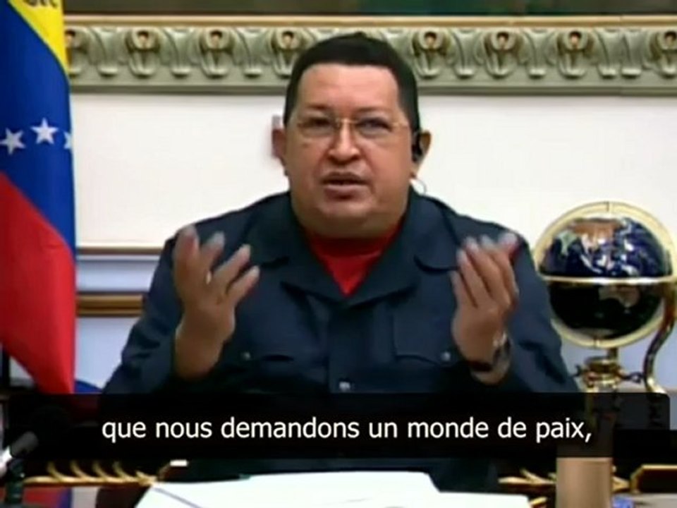 Chavez dénonce l'agression sauvage d'Israël contre Gaza !