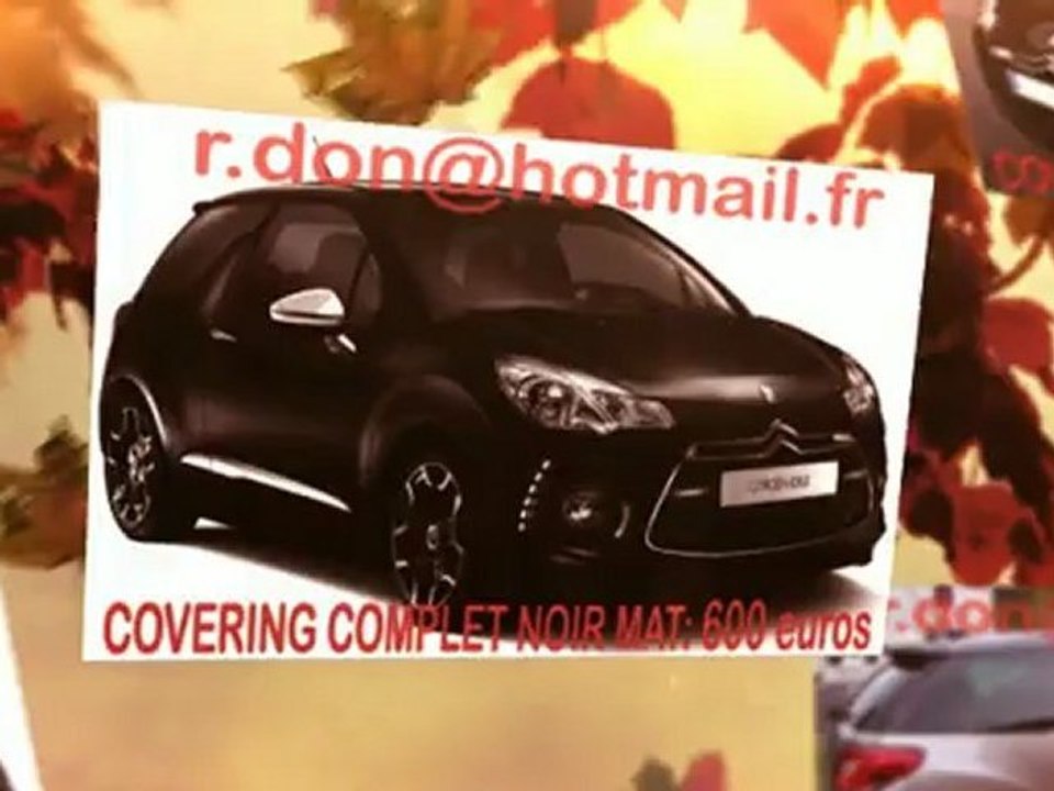 Citroen DS3, Citroen DS3, Essai video Citroen DS3, covering Citroen DS3, Citroen DS3 noir mat