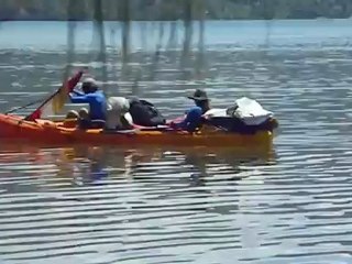 arrivée des kayak à Port Bouquet