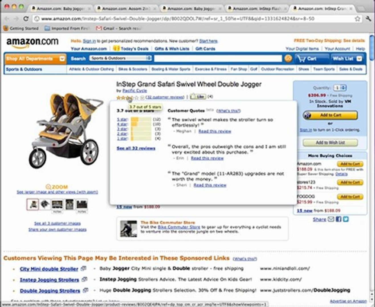 instep grand safari swivel