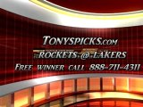LA Lakers versus Houston Rockets NBA Pick