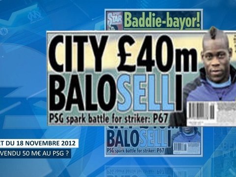 Foot Mercato - La revue de presse - 18 Novembre 2012