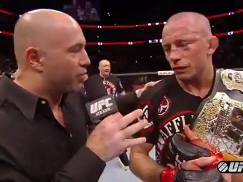 UFC 154: GSP and Condit Post-Fight Interviews