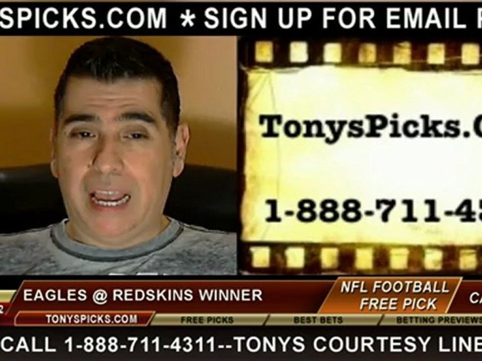 Philadelphia Eagles vs. Washington Redskins NFL Pro Football Pick Prediction 11-18-2012