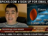 Green Bay Packers vs. Detroit Lions NFL Pro Football Pick Prediction 11-18-2012