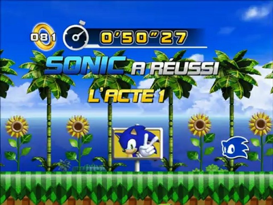 [Sonic 4 Episode 1] Splash Hill Zone Act 1 en 50''27