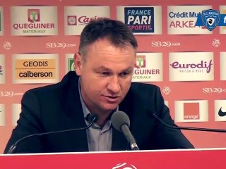 L1 / 2012-13 : Brest 3-0 Bastia : l'après Match