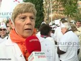 Protestas en Madrid contra los recortes en sanidad