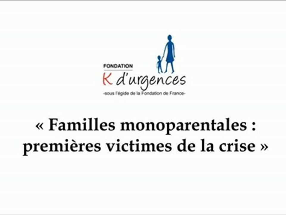 Colloque Familles monoparentales : premières victimes de la crise (2-Discours d'André Vallini, Sénateur de l'Isère)