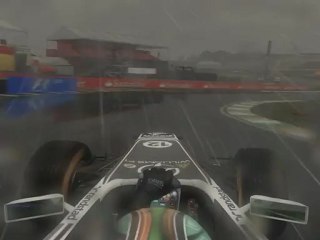 F1 2011 - GP du Brésil - Freestyle sous la pluie (2)