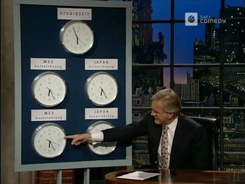Die Harald Schmidt Show - 1092 - 2002-05-29 - Anastasia, Zeitverschiebung
