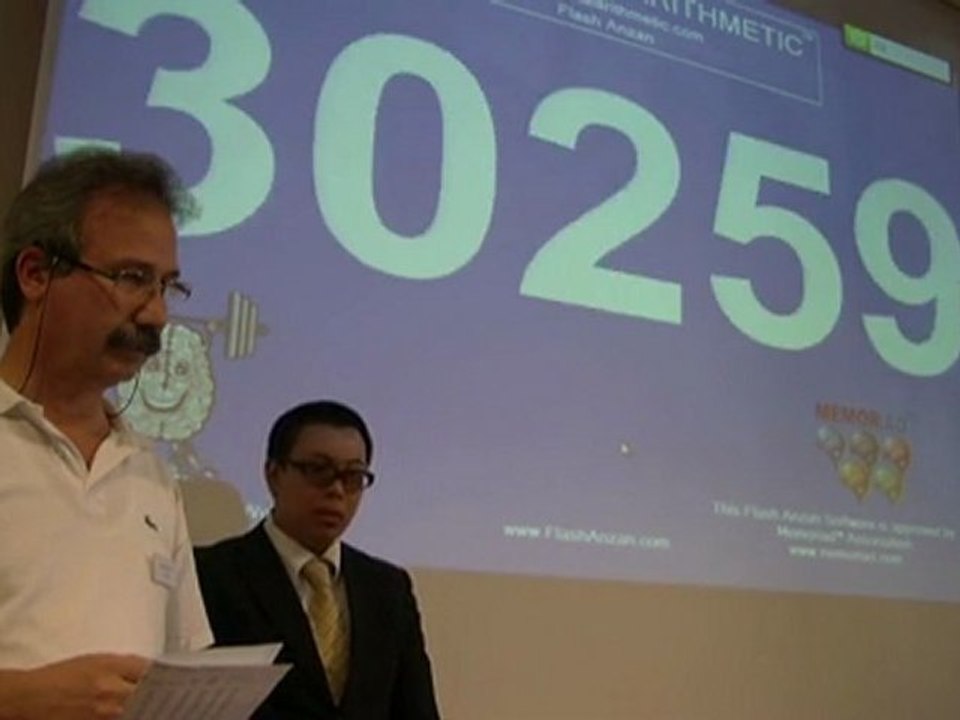 Mental Arithmetic World Champion - Flash Anzan