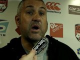 Rugby Pro D2 - Christophe Urios réagit après Lou - USO