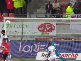 But Grégory BOURILLON (24ème) - FC Lorient - LOSC Lille (2-0) - saison 2012/2013