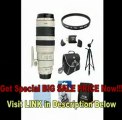 [BEST PRICE] Canon EF 100-400mm f4.5-5.6L IS USM Telephoto Zoom Lens with 77mm Multicoated UV Protective Filter, Deluxe Bag, Lens Cap Keeper, Microfiber Cleaning Cloth, Memory Card Wallet, USB 2.0 Card Reader, Pro