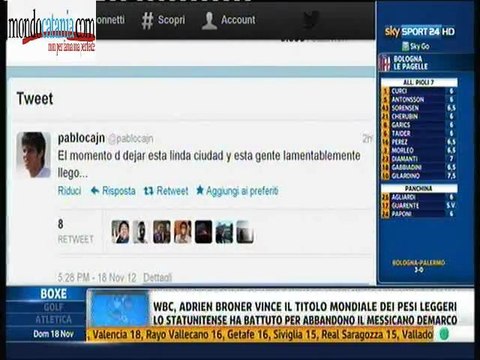 Barrientos vuole Lasciare il Catania ***18 novembre 2012***