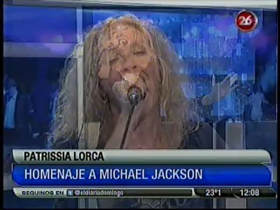 Patrissia Lorca. Homenaje a Michael Jackson │ El Diario del Domingo, Luis Bremer