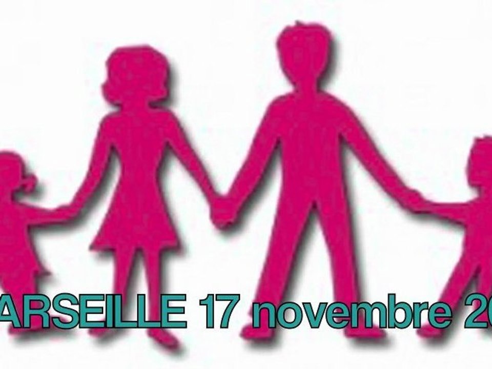 La Manif pour Tous à Marseille le 17 novembre 2012