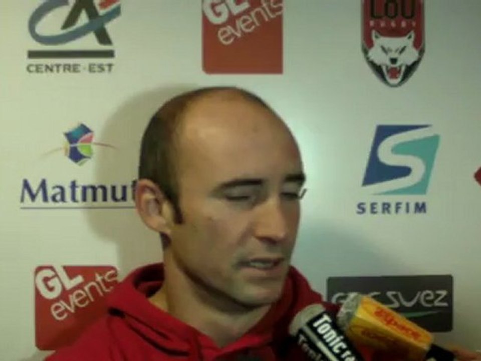 Rugby Pro D2 - Reaction de Xavier Sadourny apres Lou USO