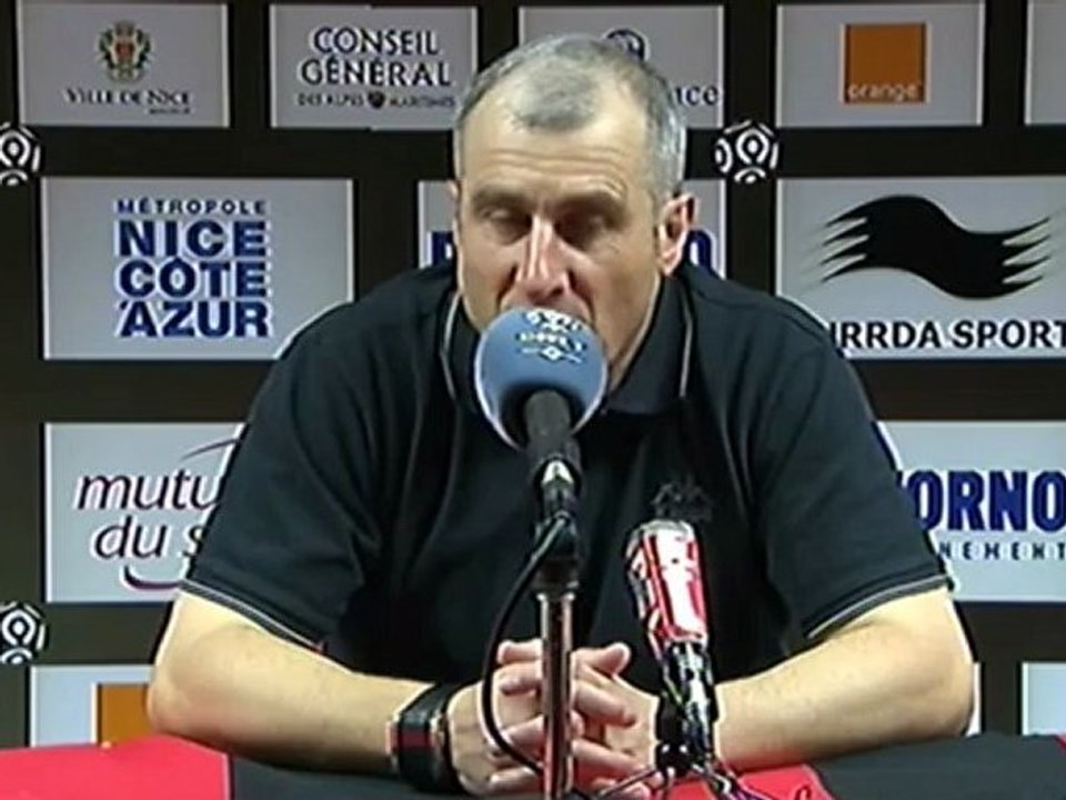 Conférence de presse OGC Nice - Toulouse FC : Claude  PUEL (OGCN) - Alain  CASANOVA (TFC) - saison 2012/2013