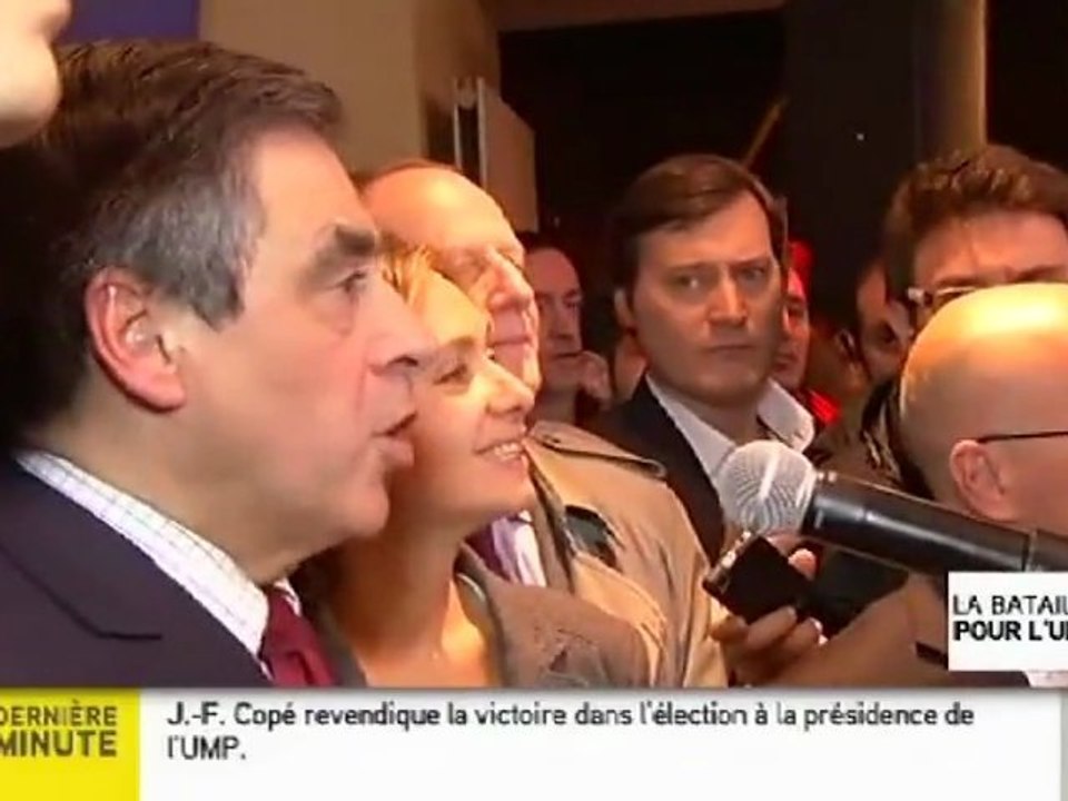 Fillon conteste la victoire de Copé  : "Je ne laisserai pas voler la victoire aux militants."