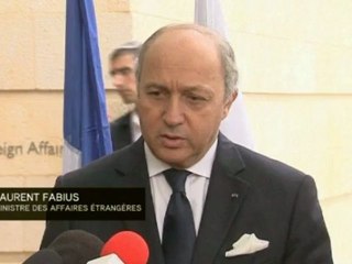 Laurent Fabius : "La guerre doit et peut être évitée"