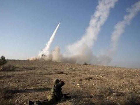 Israel's Iron Dome intercepts Hamas rockets