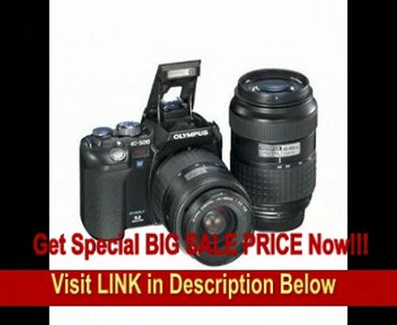 BEST PRICE Remanufactured Olympus EVOLT E500 8-Megapixel Digital SLR Camera with 17-45 mm and 40-150 mm Zuiko Lenses