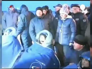 ISS crew get terra firma under their feet